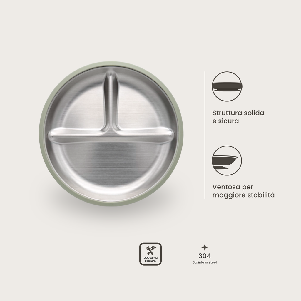Divided plate