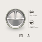 Divided plate