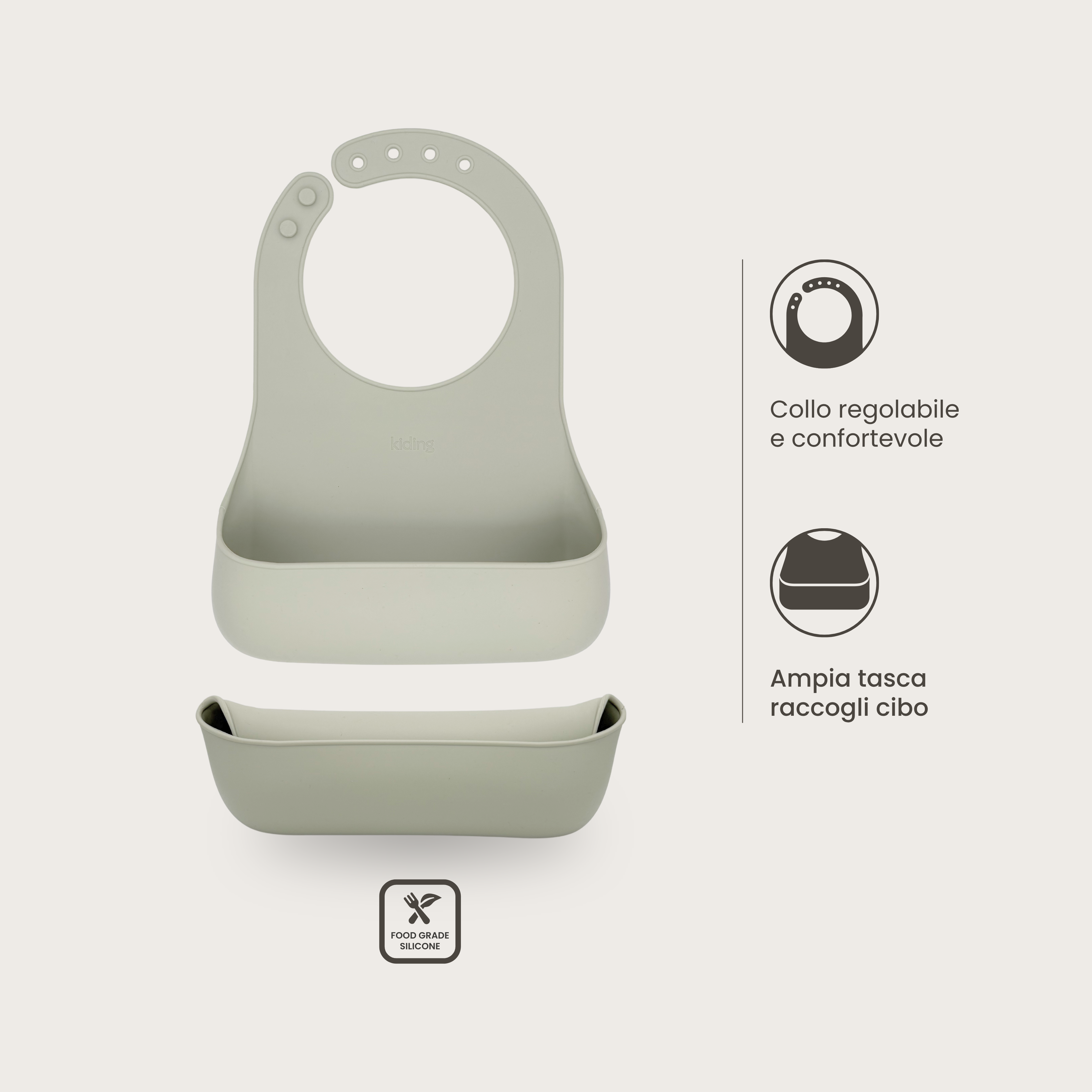 Silicone bib